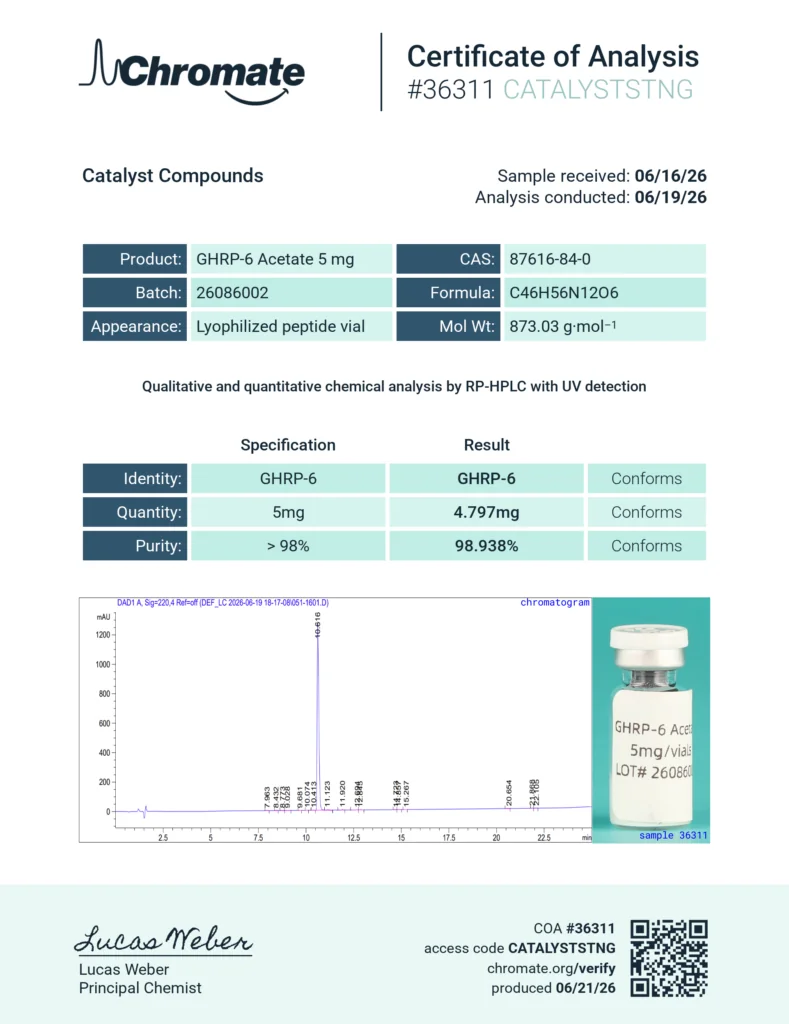 GHRP-6 Acetate 5 mg