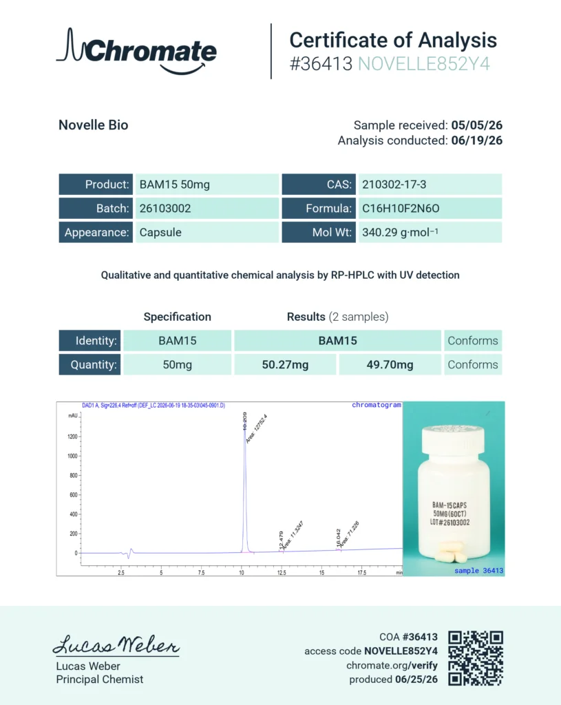 NB BAM15 50mg