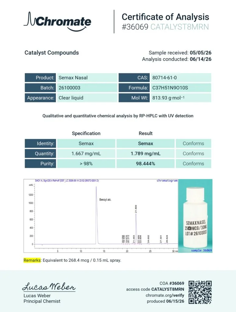 Semax Nasal 1.667mg-mL