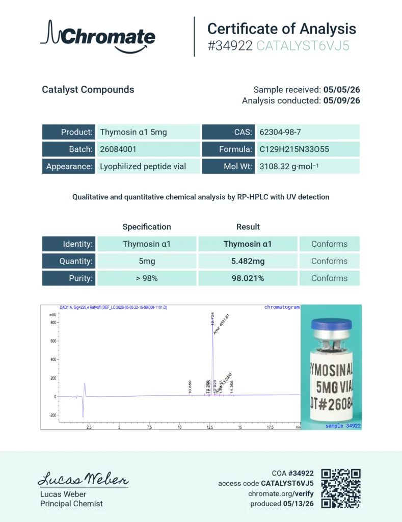 Thymosin Alpha-1 5mg